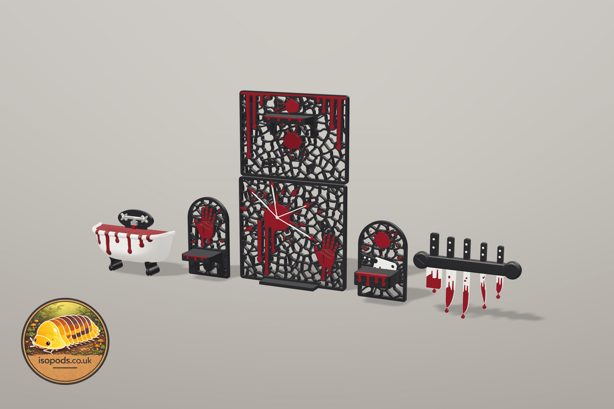 Blood Bath 12x12 Jumping Spider Set — SET blood bath 12x12