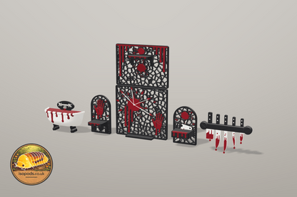 Blood Bath 12x12 Jumping Spider Set — SET blood bath 12x12