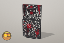 Blood Bath 12x12 Jumping Spider Set — spatter wall assembled