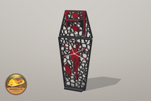 Blood Bath Coffin Jumping Spider Set — spatter wall assembled