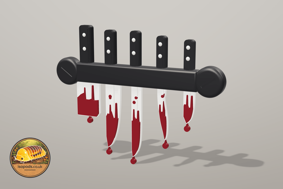 Blood Bath Jumping Spider Set — knife rack