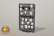 Catacombs 12x12 Jumping Spider Set — skull climbing wall assembled
