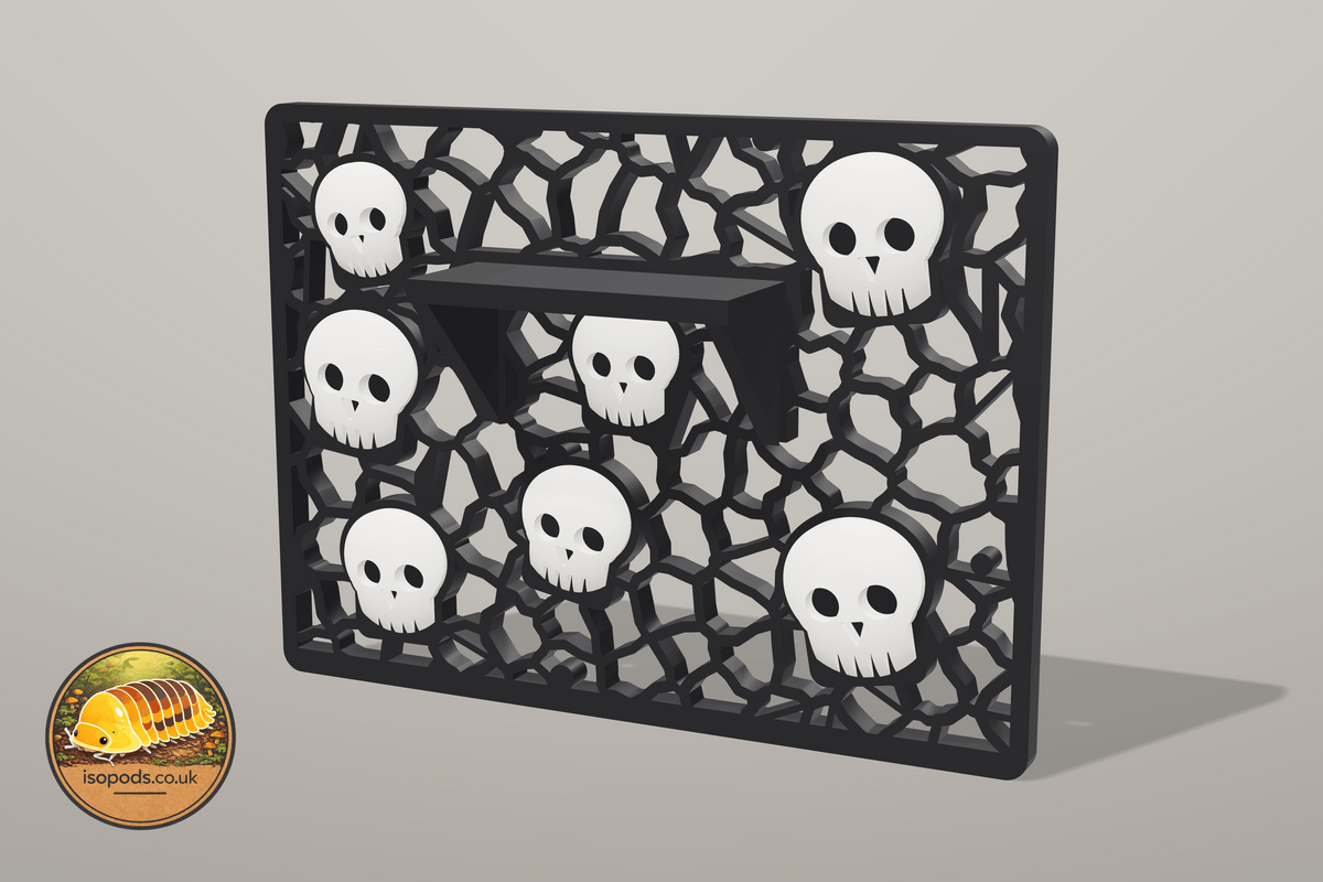 Catacombs 12x12 Jumping Spider Set — wall upper panel with ledge