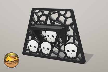Catacombs Coffin Jumping Spider Set — wall upper panel with ledge