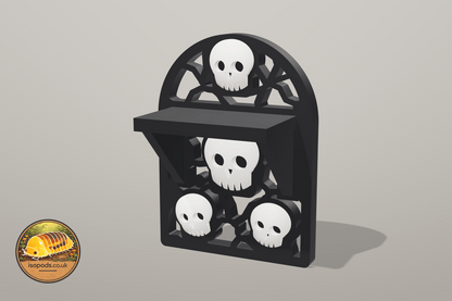 Catacombs Jumping Spider Set — skull ledge