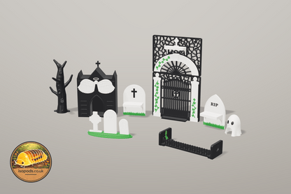 12x12 Full Set — Graveyard 12x12 Jumping Spider Set