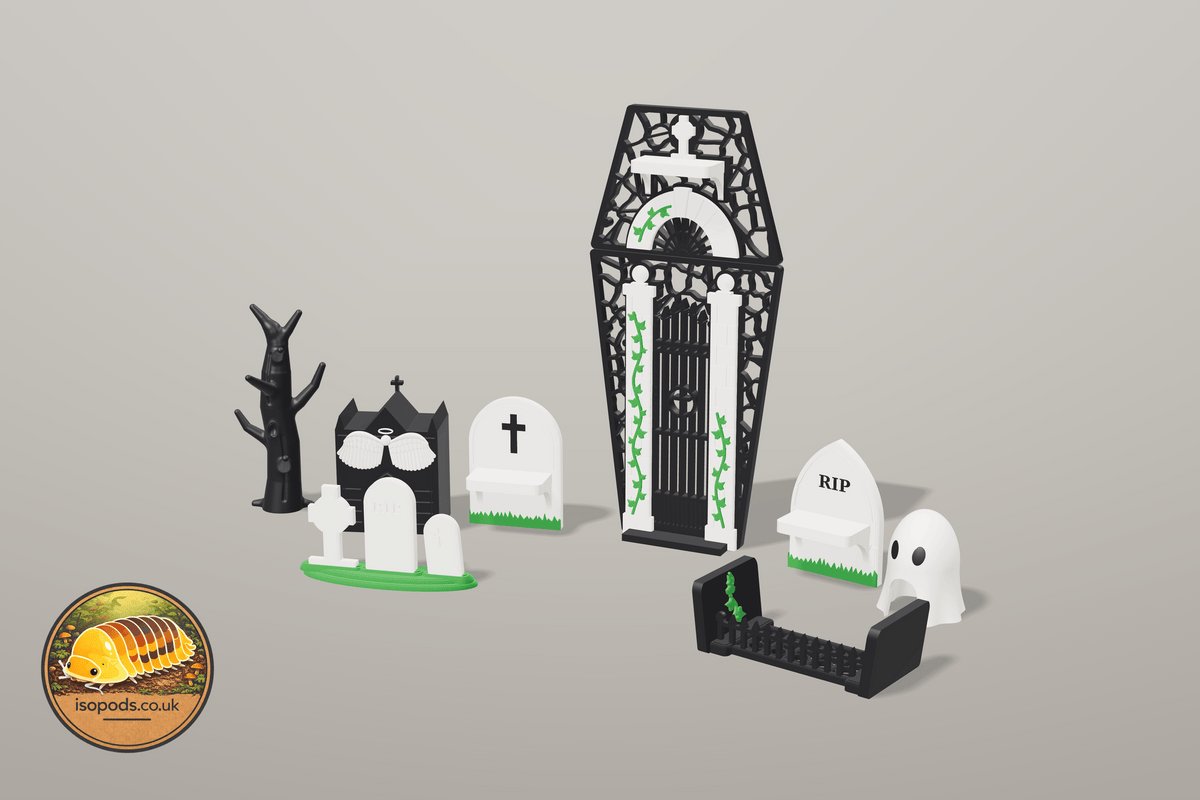 Graveyard Coffin Jumping Spider Full Set