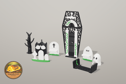 Graveyard Coffin Jumping Spider Full Set