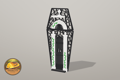 Graveyard Jumping Spider Complete Wall — Coffin
