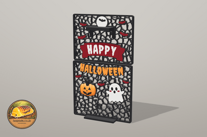 Happy Halloween Jumping Spider Complete Wall — 12 x 12 x 20 box