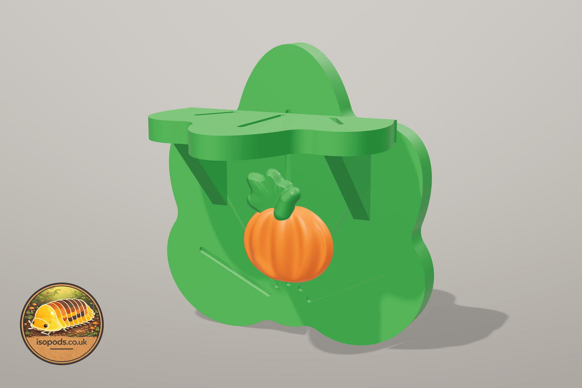 Pumpkin Patch Jumping Spider Set — leaf ledge